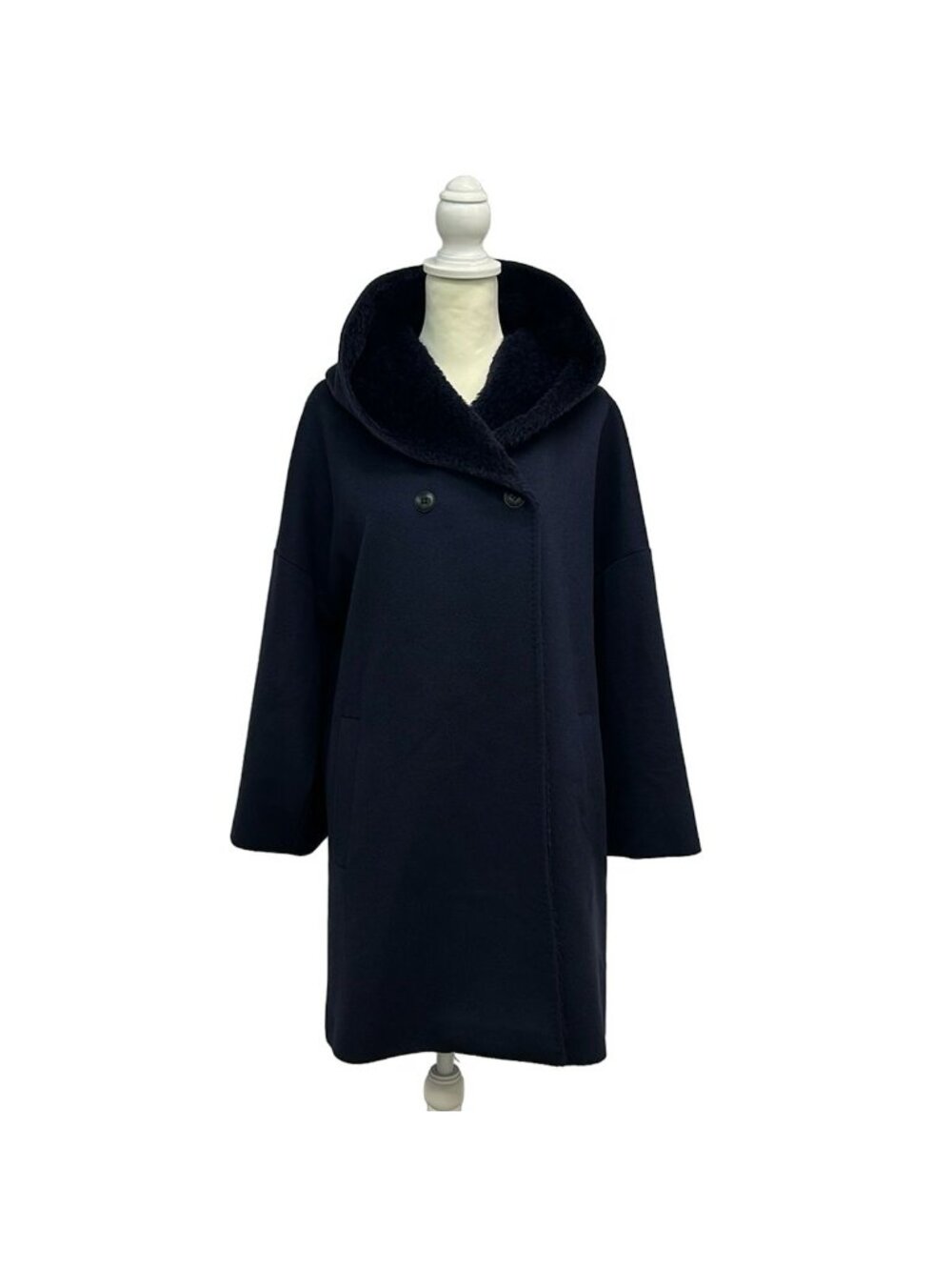 Max Mara Studio Coat Navy 42